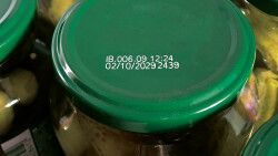 Lasercodierung auf Schraubdeckel