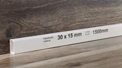 Plastic cable duct with inkjet coding on it