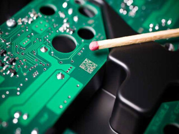 Bluhm Datamatrix Laserbeschriftung Leiterplatine