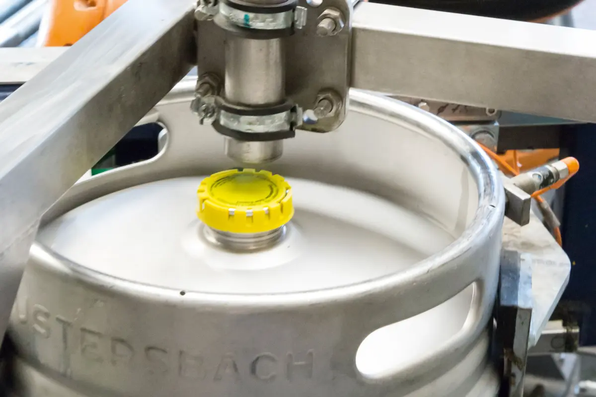 Keg Deckel Bierfass kennzeichnen mit CIJ