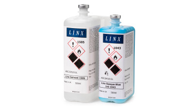 Linx Solvent 1505 mit Opaque blue ink 1043