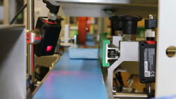 Scanner an Geset Etikettieranlage