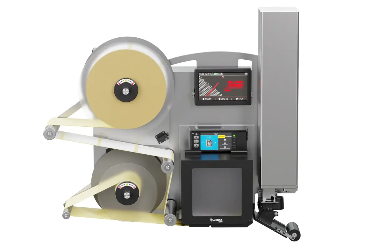 Legi-E 4050E Etikettendruckspender von vorne