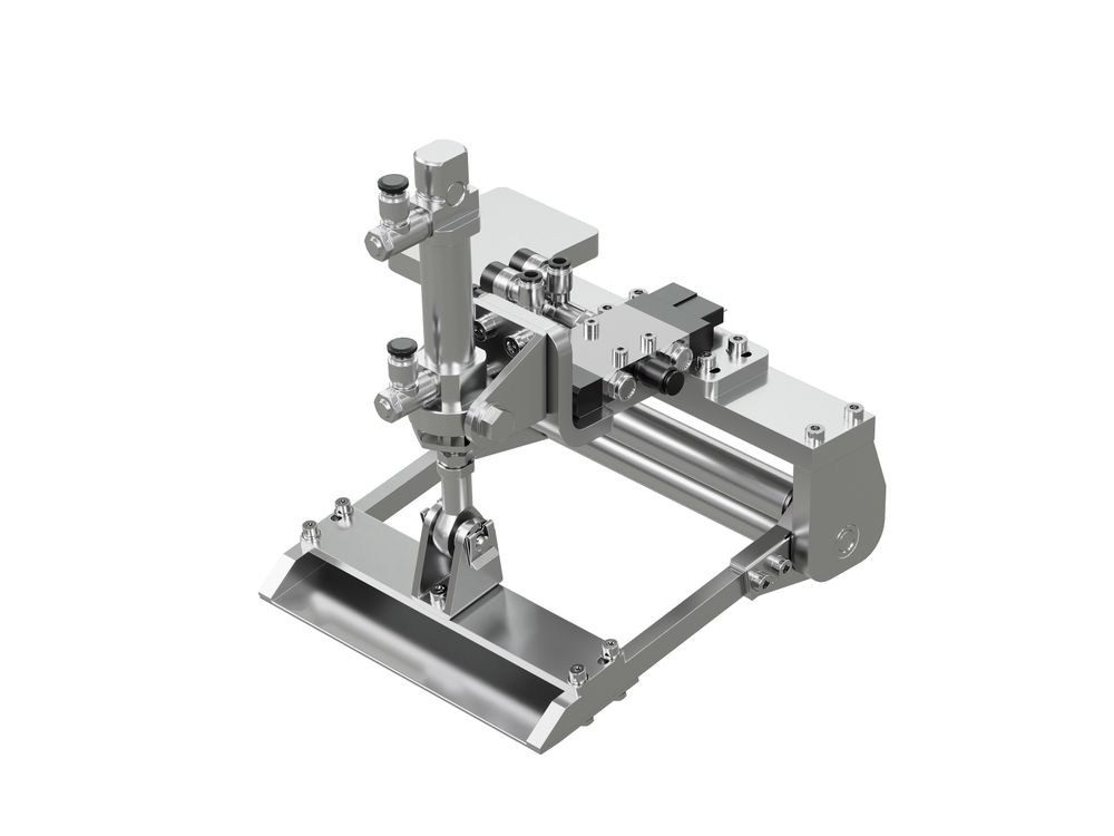 Wipe-On Spendezunge pneumatisch