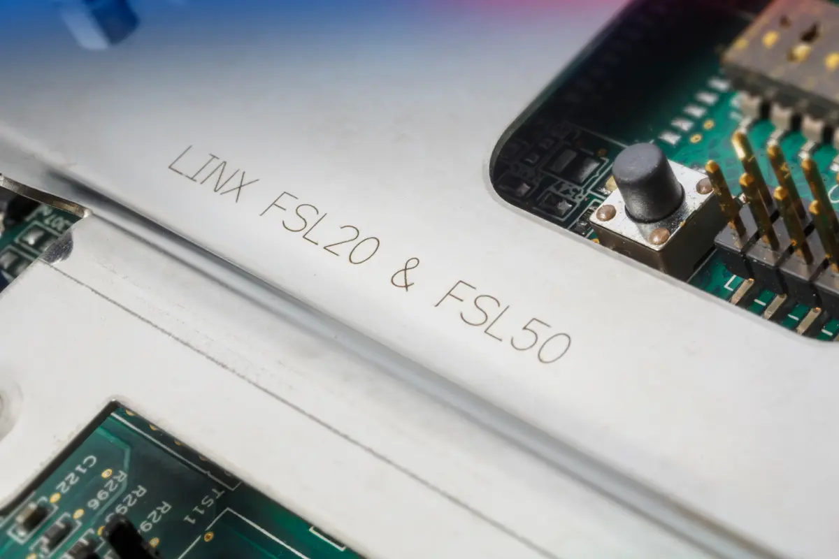 Lasercodierung auf der Leiterplatte