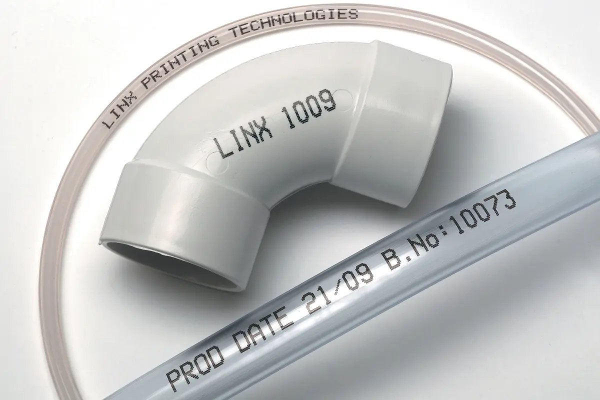 Inkjet printing of extruded plastic products